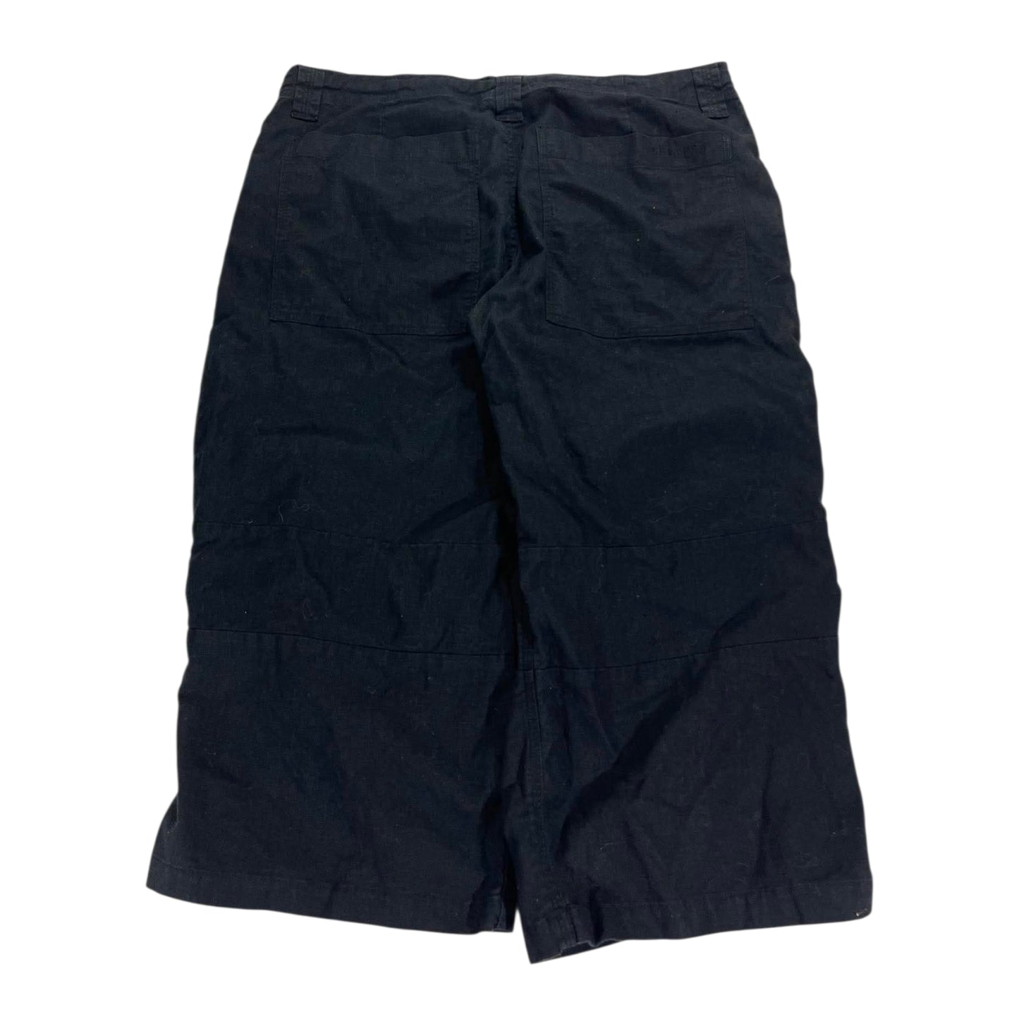 BARKERS LONG BLACK CARGO SHORTS (38)