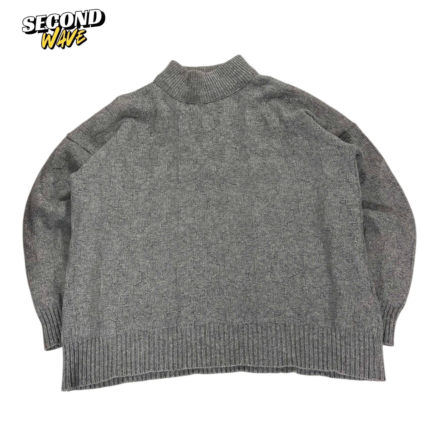 VINTAGE PURE WOOL EARLY BIRD  GREY SWEATER (M)