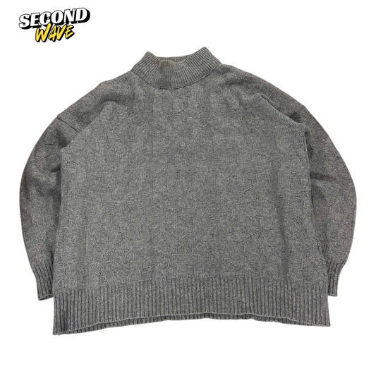 VINTAGE PURE WOOL EARLY BIRD  GREY SWEATER (M)