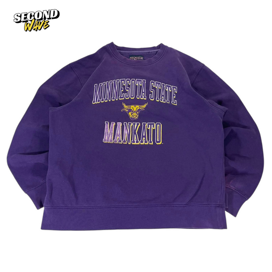 VINTAGE MINNESOTA STATE UNIVERSITY PURPLE CREWNECK (M-L)