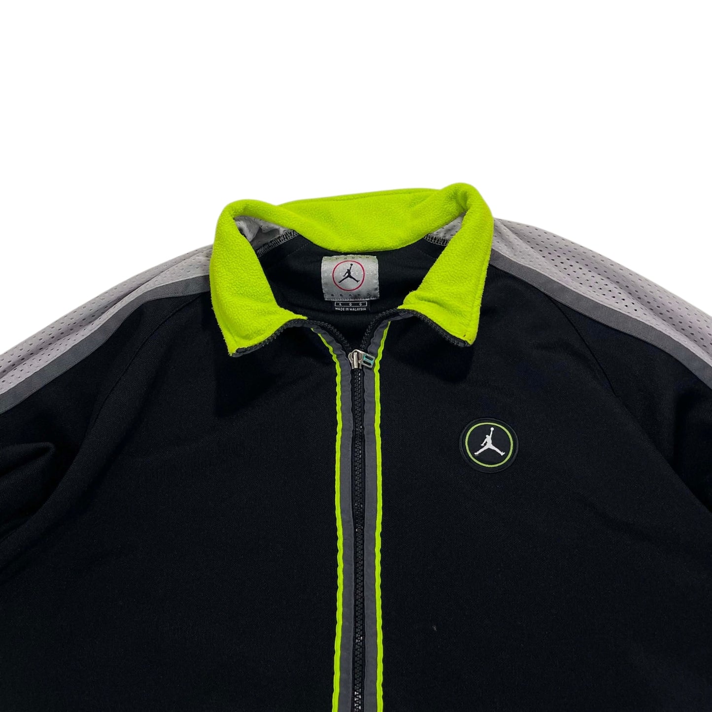VINTAGE JORDAN BLACK/GREY ZIP JACKET (L)