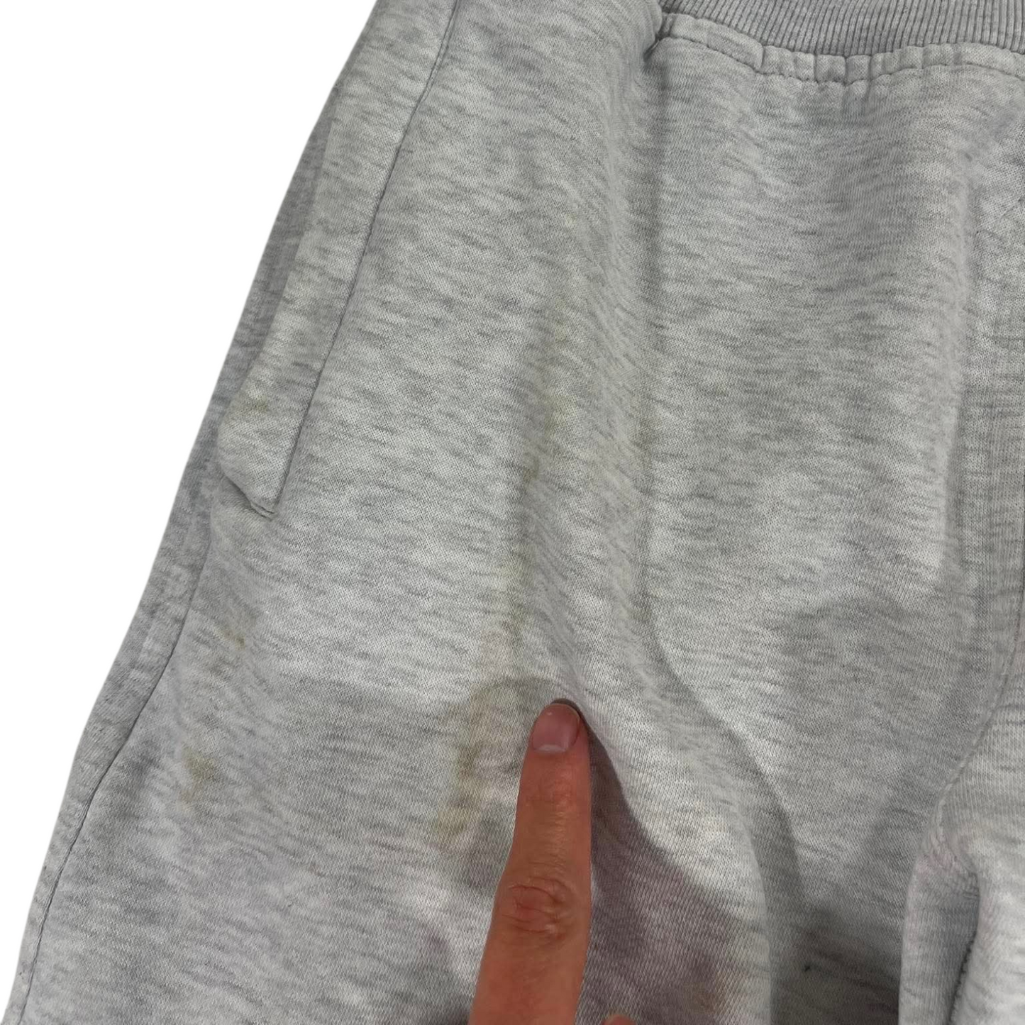 TRASHED TOMMY HILFIGER GREY SWEATPANTS (S)
