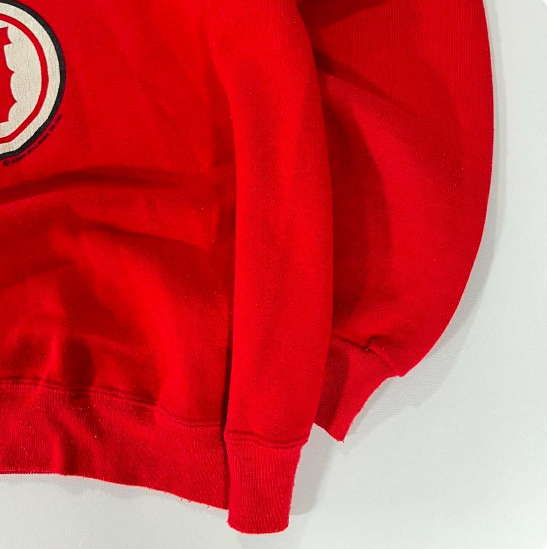 VINTAGE RED UNIVERSITY OF UTAH CREWNECK SWEATSHIRT (M-L)
