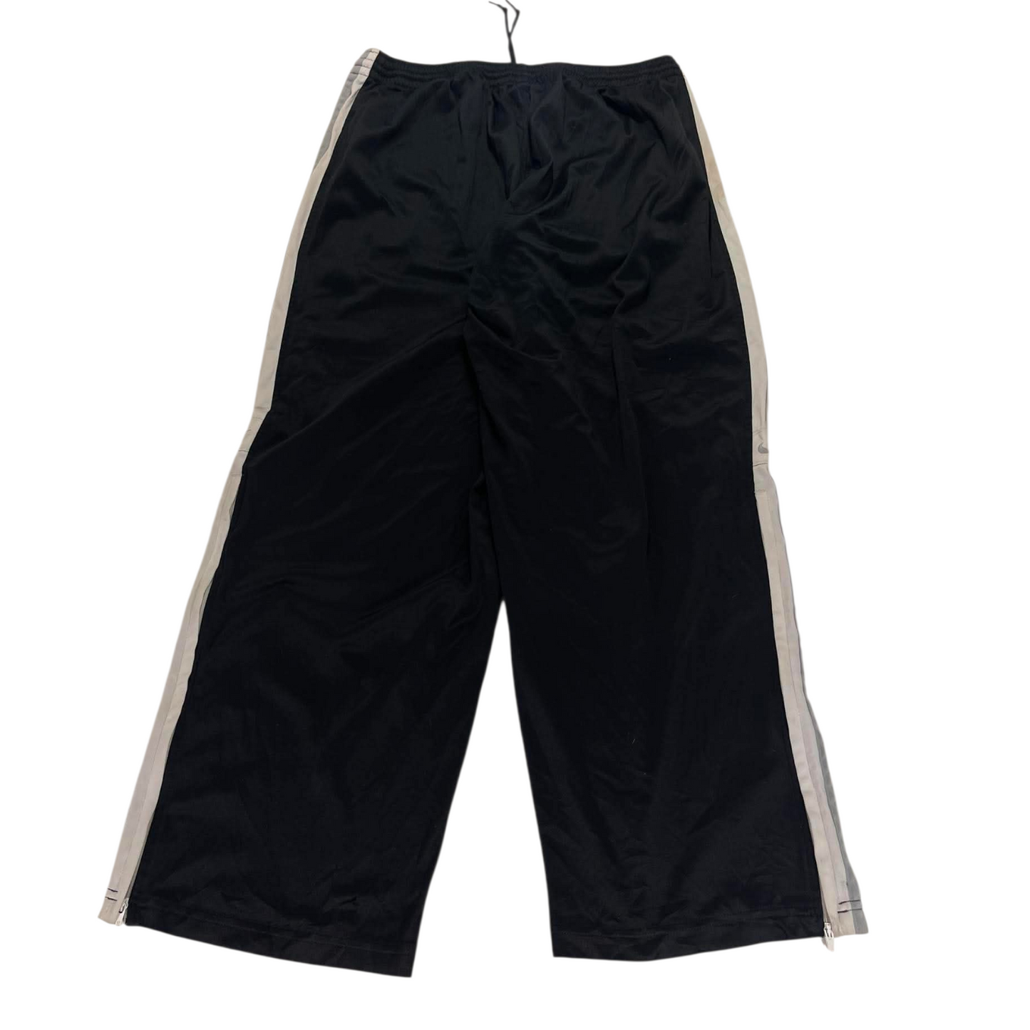 Y2K NIKE BLACK & GREY TRACK PANTS ² (L)