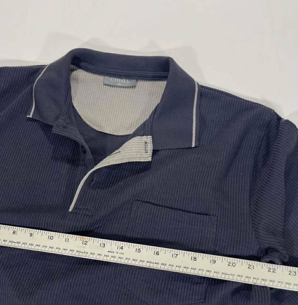 VINTAGE CHISEL POLO SHIRT (L-XL)