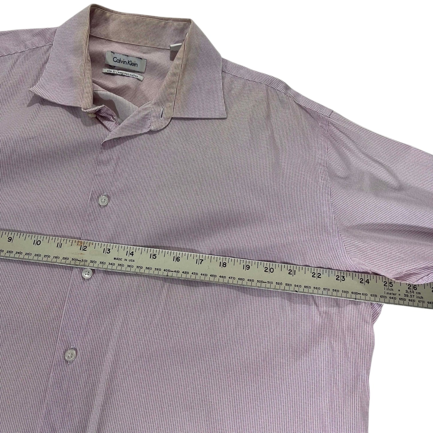 CALVIN KLEIN POLO LONGSLEEVE (XL)