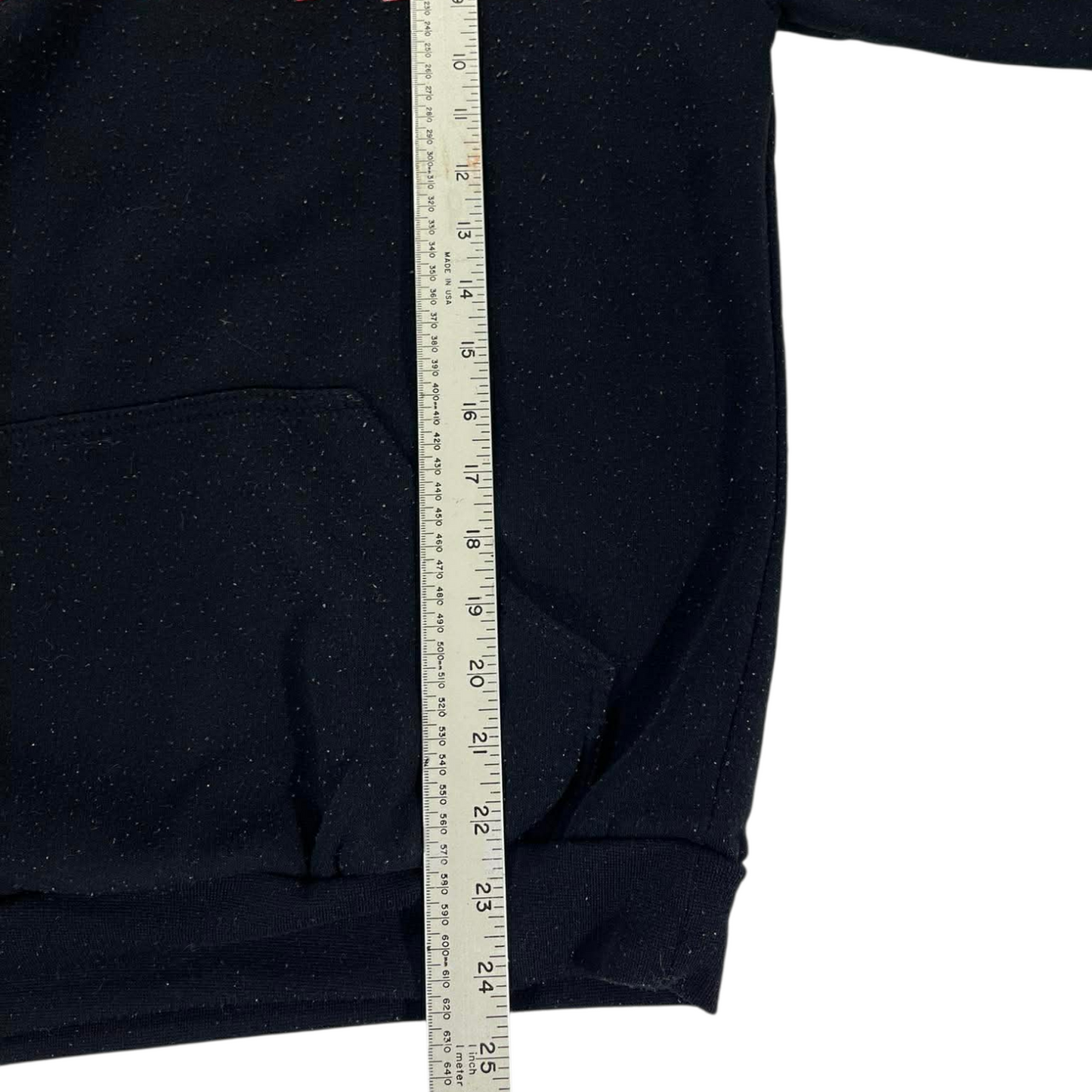 VINTAGE HURLEY BLACK & PINK HOODIE (M)