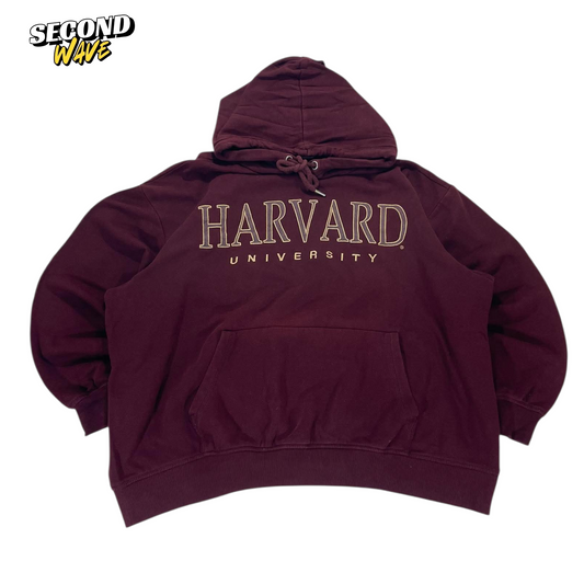 HARVARD UNIVERSITY BURGUNDY HOODIE (M)