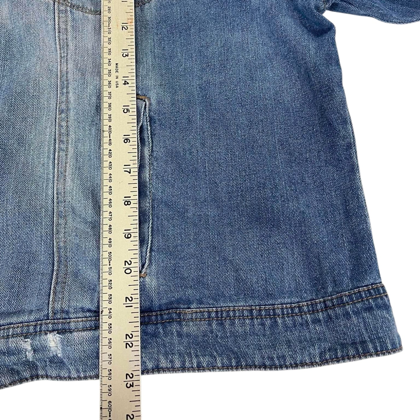 90S BLUE DENIM JACKET (M)