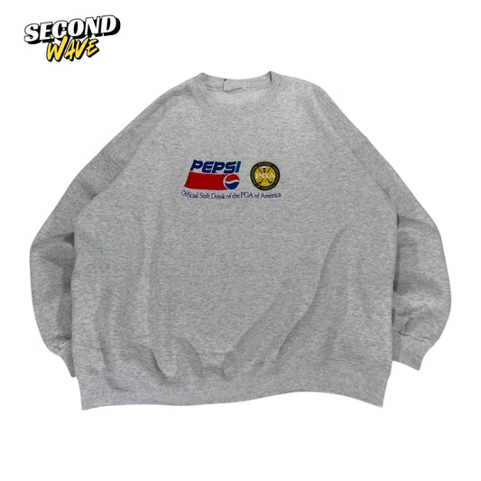 90S LEE GRAY PEPSI CREWNECK SWEATSHIRT (XXL)