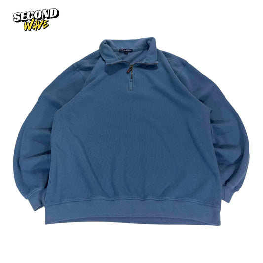 VINTAGE 90S PORT AUTHORITY QUARTER ZIP (XL)
