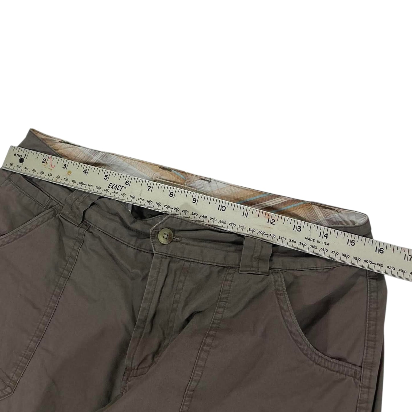 VINTAGE COLUMBIA KHAKI CARGO PANTS WITH MULTIPLE POCKETS (30)