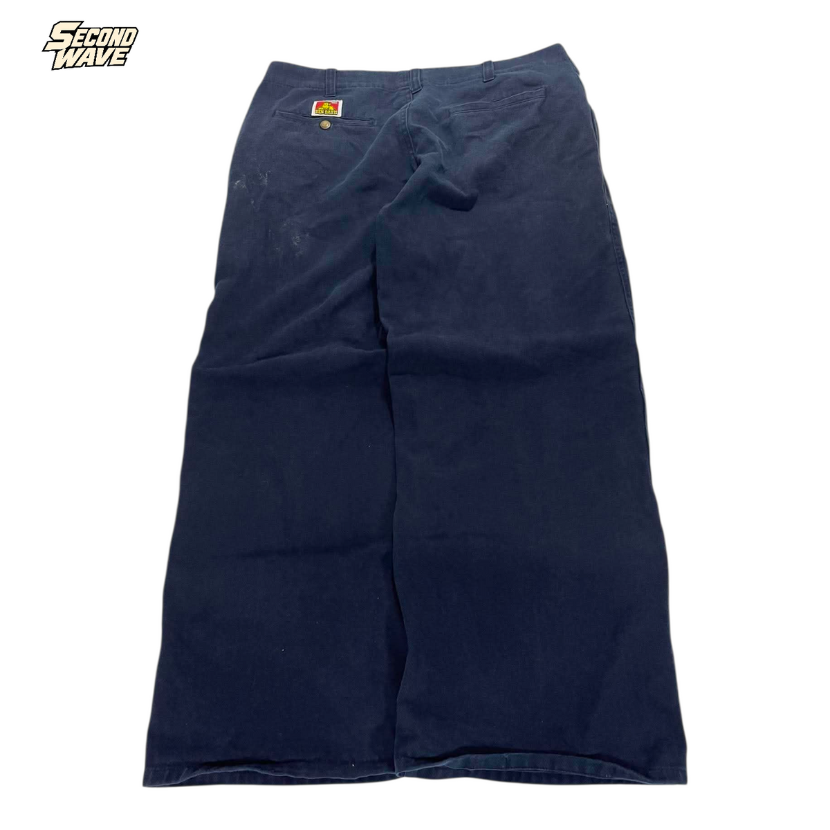 BEN DAVIS BLUE BAGGY PANTS (36)
