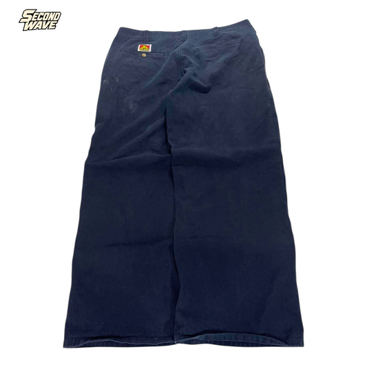BEN DAVIS BLUE BAGGY PANTS (36)