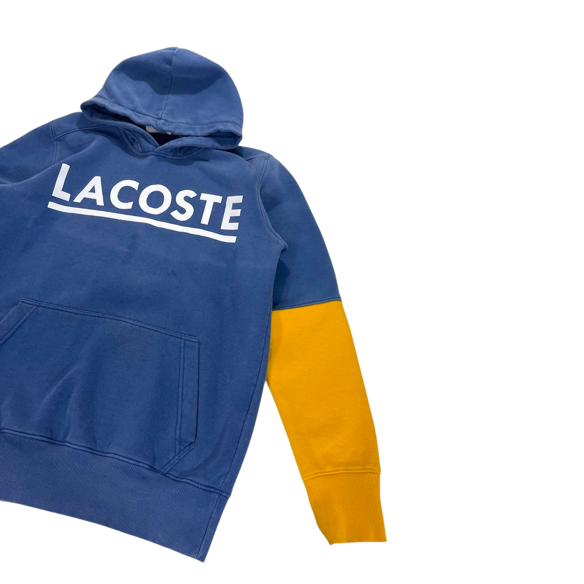 LACOSTE BLUE HOODIE (L)