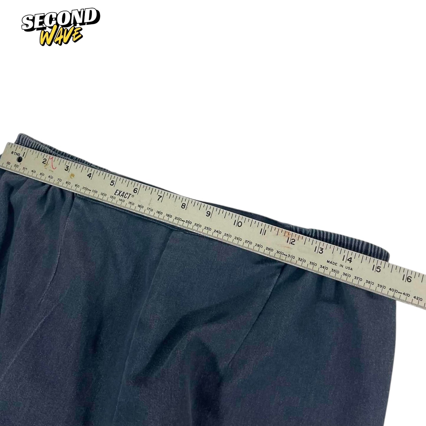 VINTAGE FADED VIBES WIDE LEG TROUSERS (L)