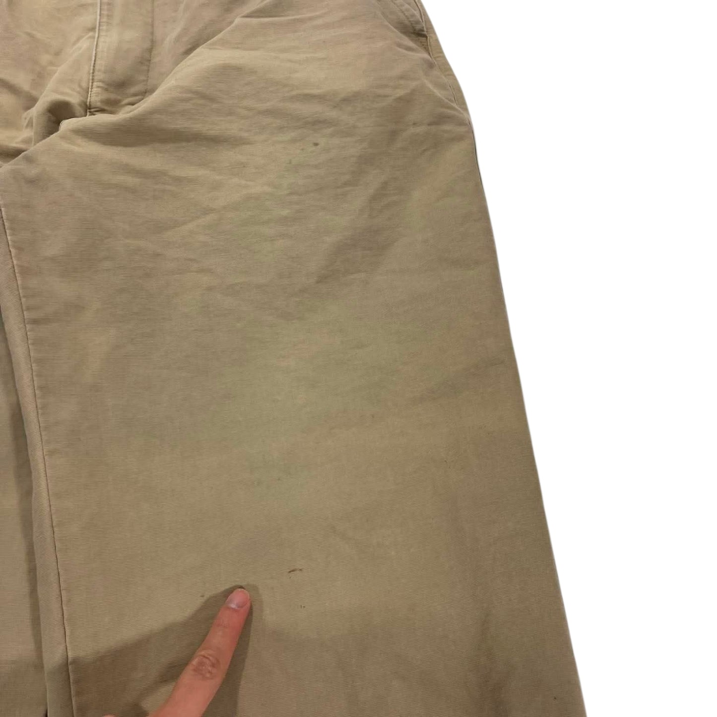 LOGAN & SONS TAN CHINO PANTS (34)