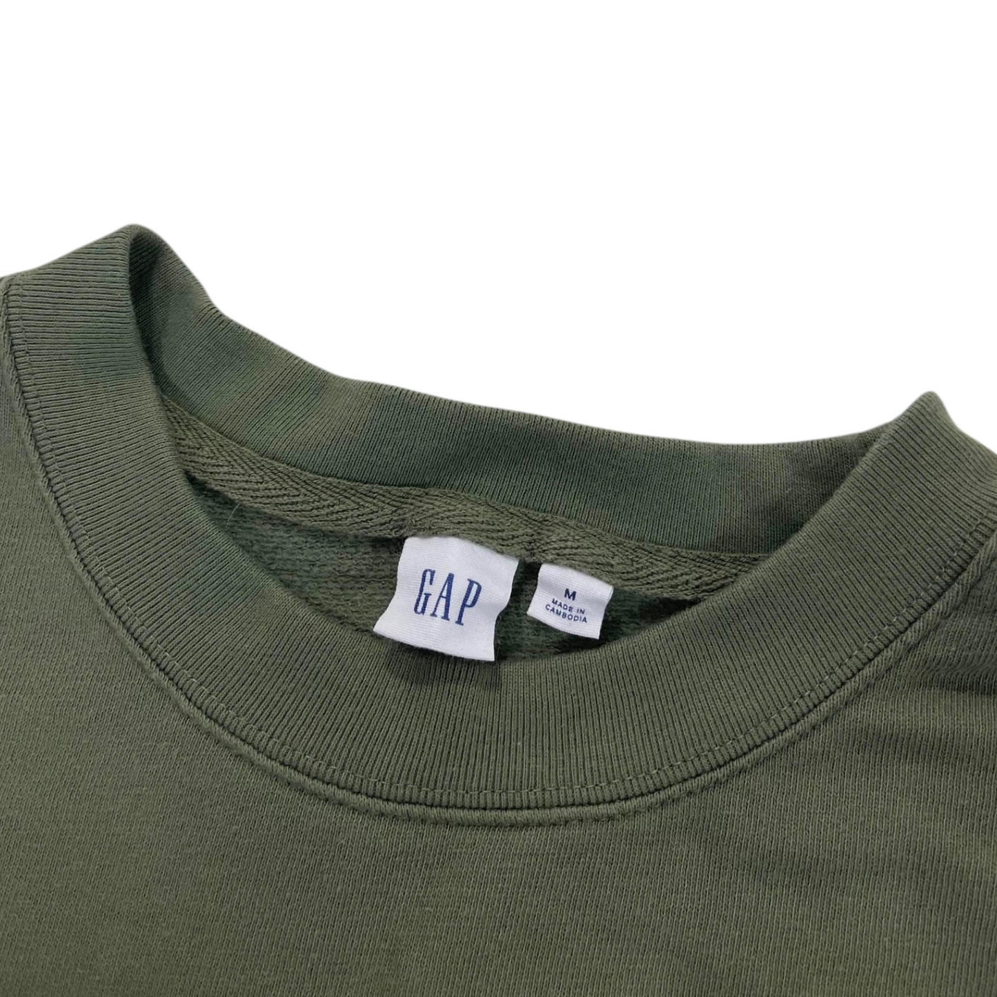 GAP OLIVE GREEN CREWNECK (M)