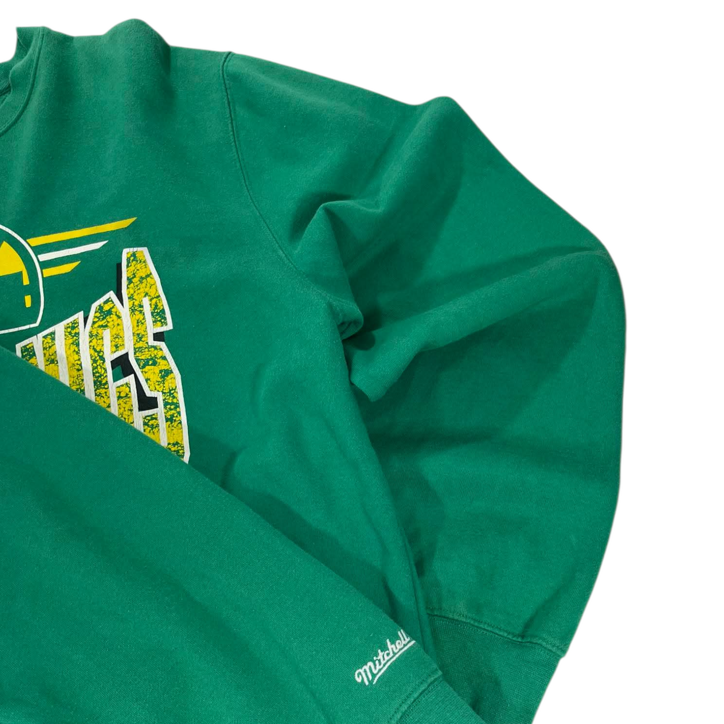 SEATTLE SUPERSONICS GREEN CREWNECK SWEATSHIRT (XXL)