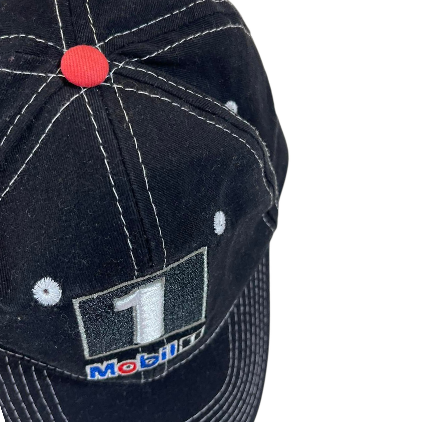 MOBIL 1 BLACK BASEBALL CAP