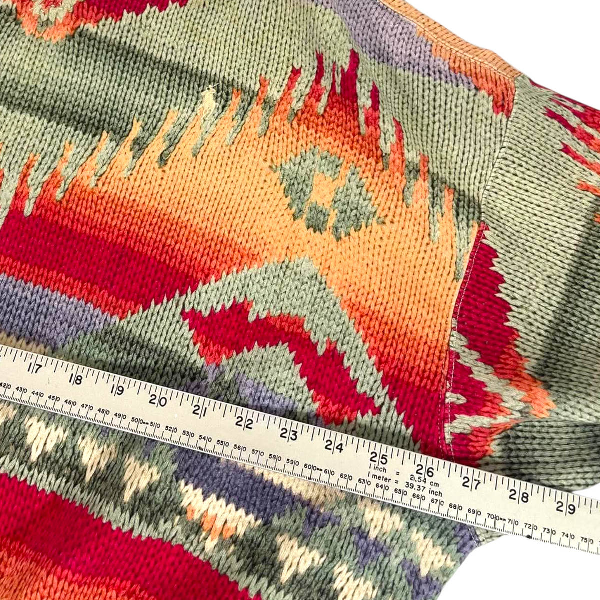 VINTAGE POLO RALPH LAUREN KNIT SWEATER (BEST FIT BOXY M)