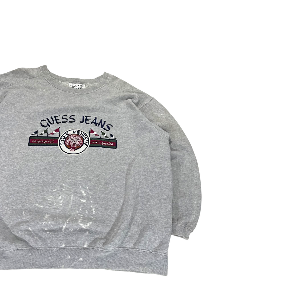 TRASHED 90S GUESS JEANS SWEATSHIRT (L)