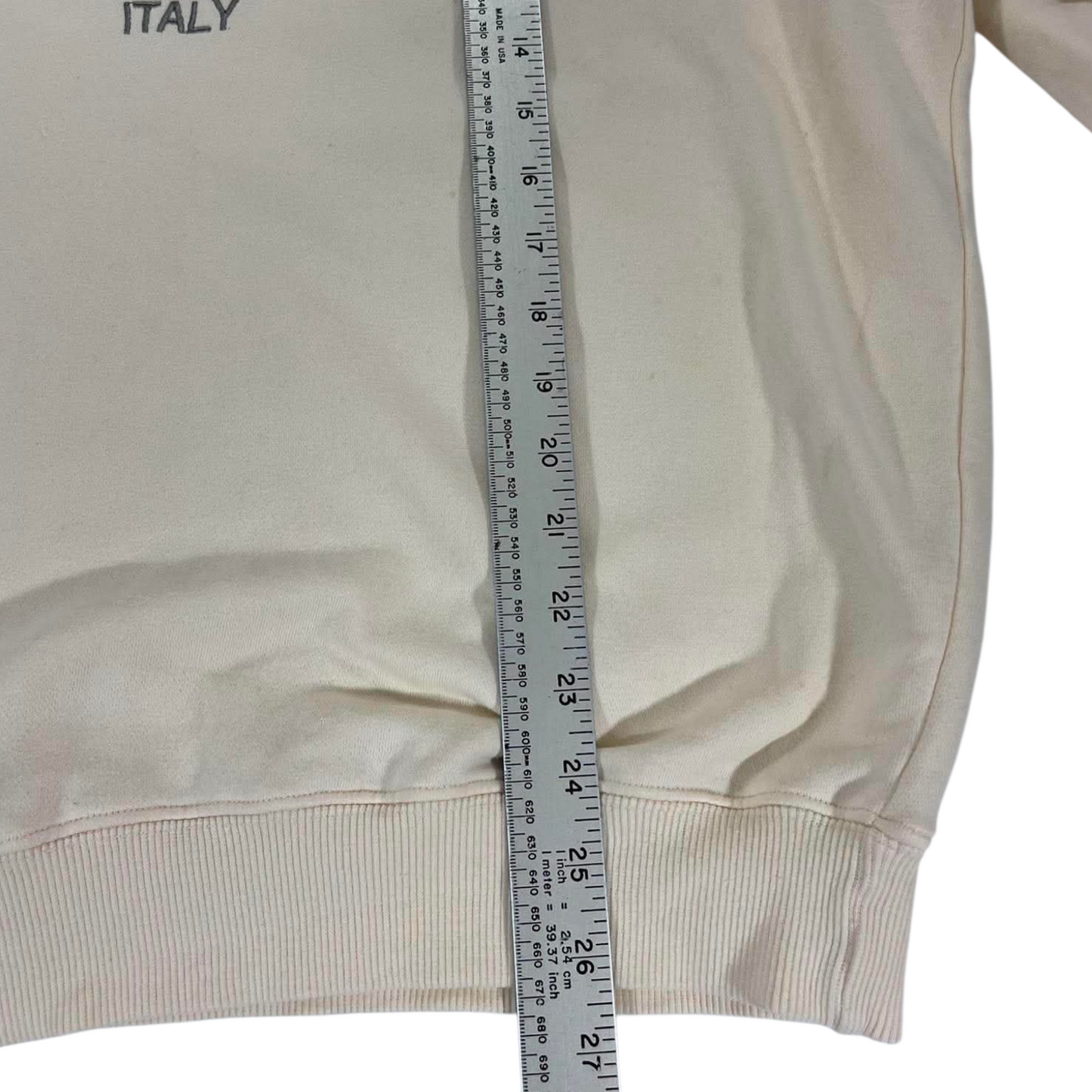 VINTAGE GIANNI VALENTINO CREAM CREWNECK (L)
