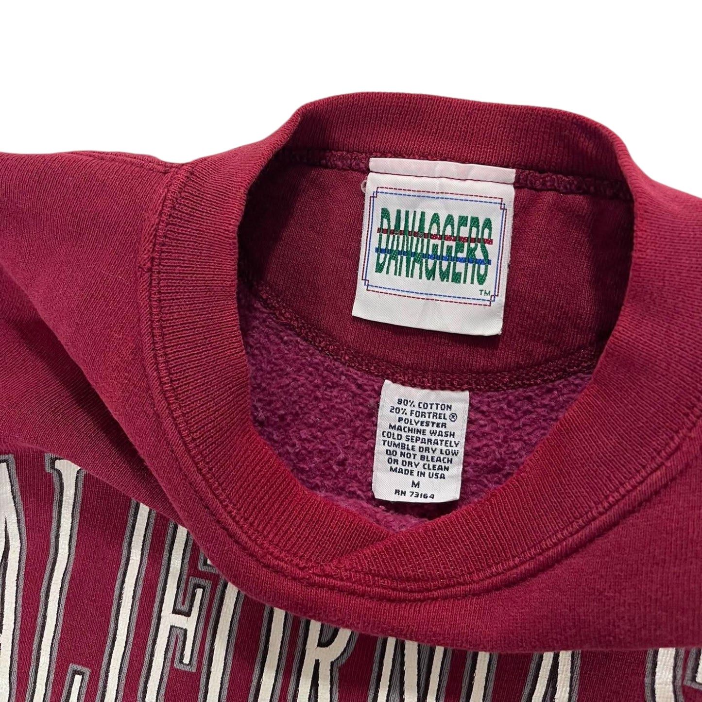 VINTAGE CALIFORNIA STATE UNIVERSITY BURGUNDY CREWNECK (L)