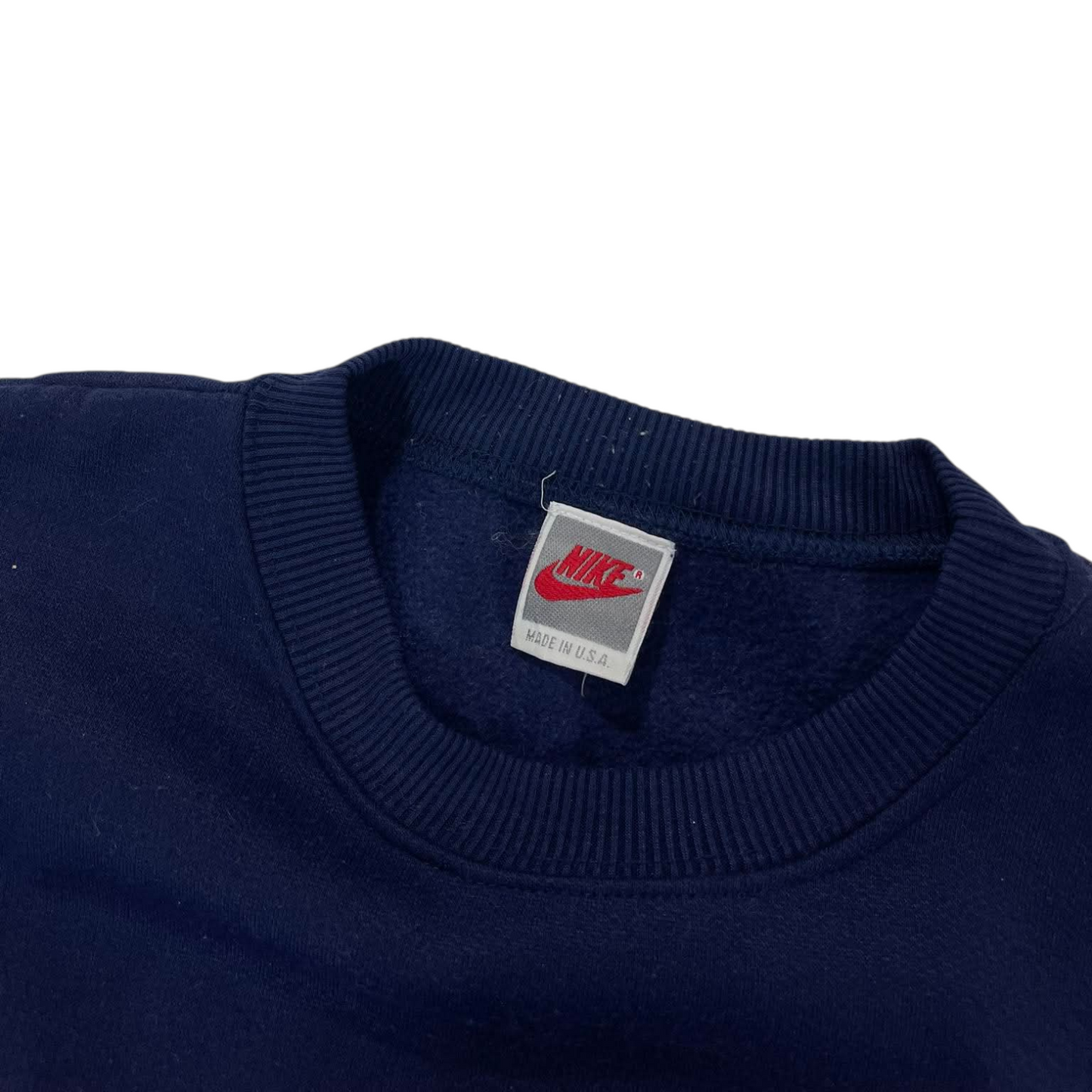 VINTAGE NIKE NAVY BLUE CREWNECK SWEATSHIRT (M)