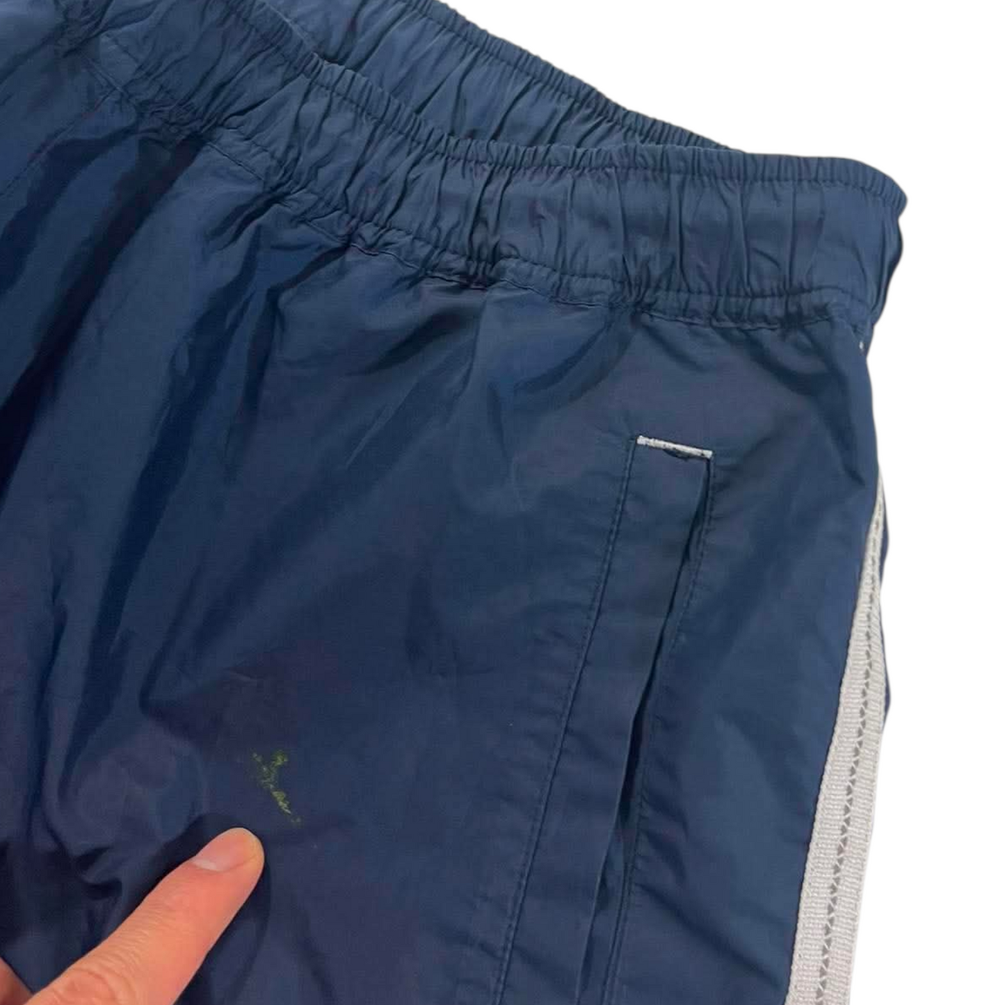 NIKE NAVY BLUE TRACK PANTS ⁵ (L)