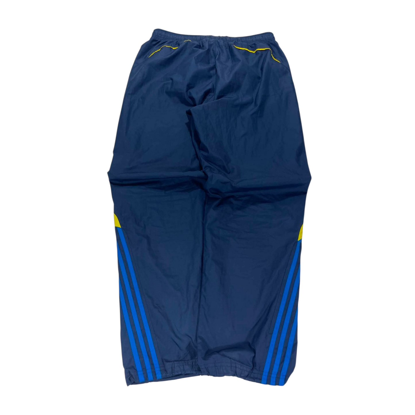 VINTAGE ADIDAS NAVY TRACK PANTS (L)