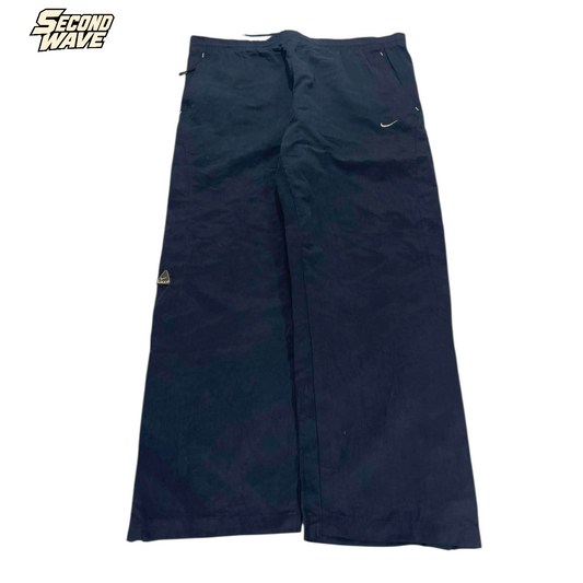 Y2K NIKE NAVY BLUE TRACK PANTS ¹ (BEST FIT L - XL)