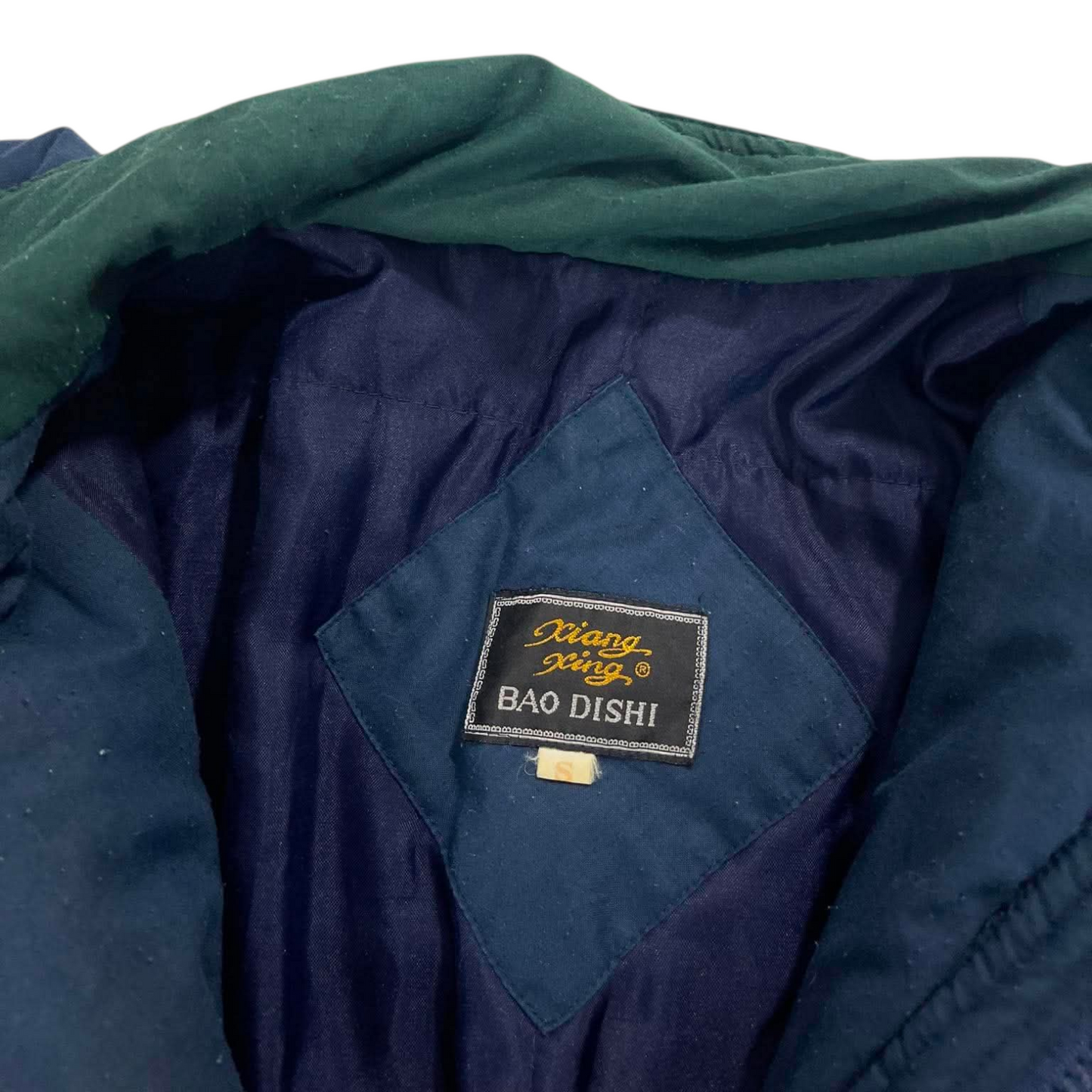 90S BAO DISHI NAVY BOMBER JACKET (M-L)