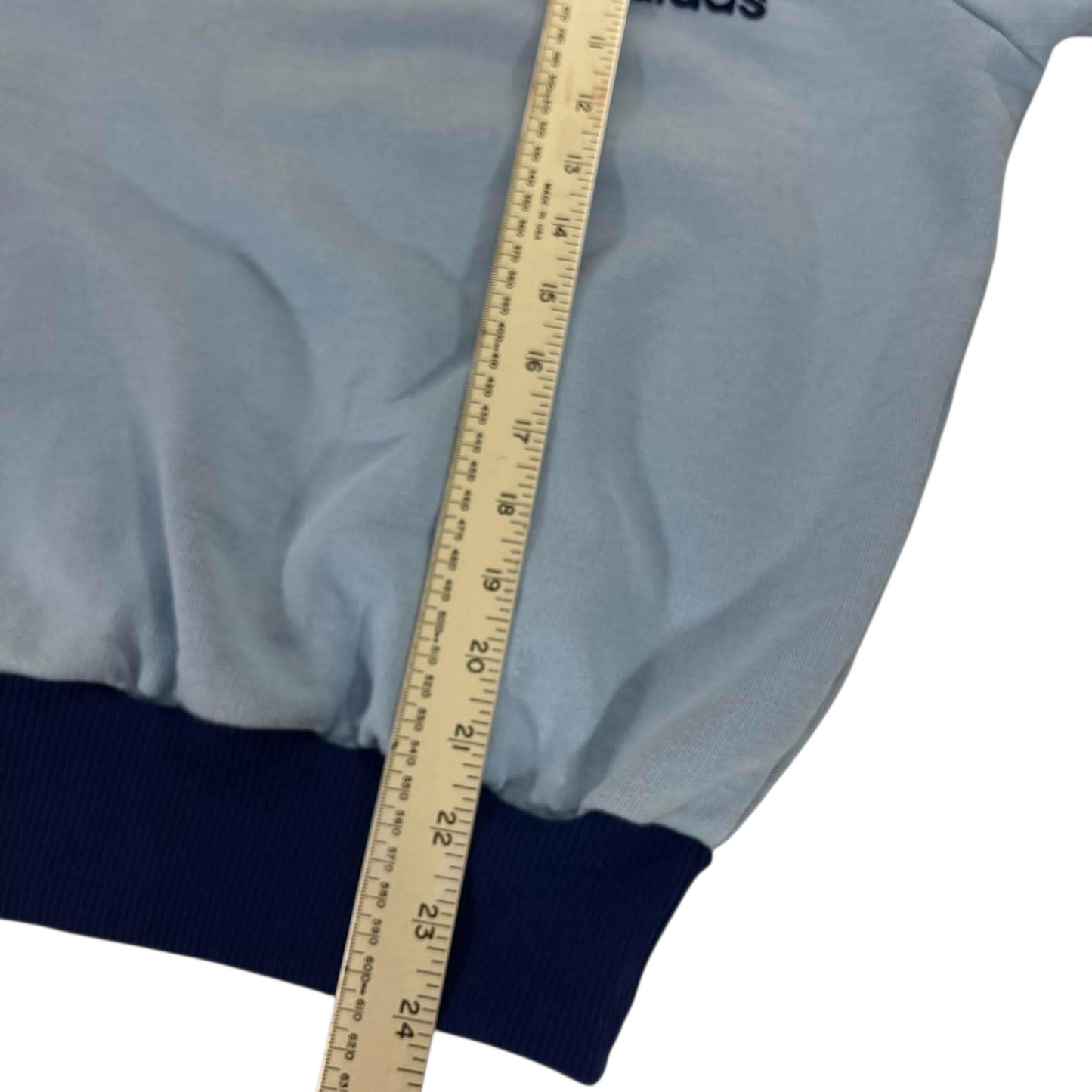 VINTAGE ADIDAS LIGHT BLUE CREWNECK (S)