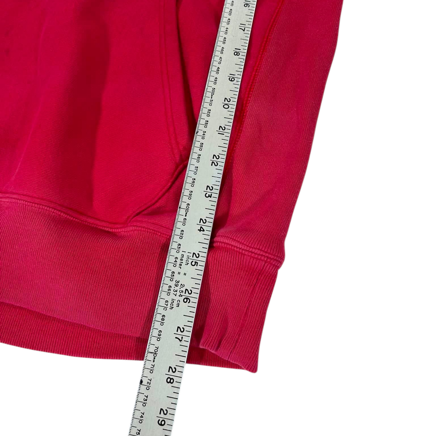 CHAMPION RED HOODIE (M)