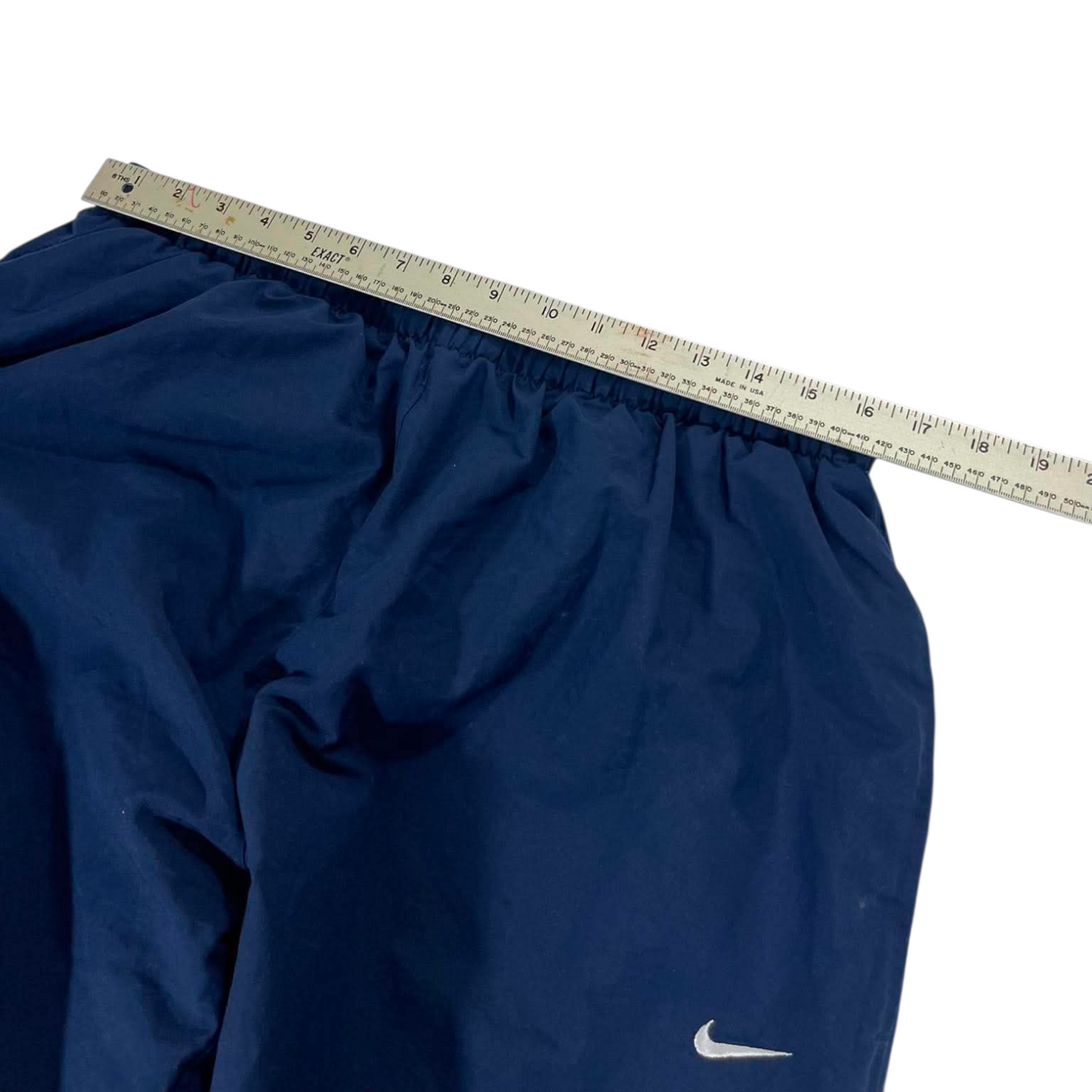 VINTAGE NIKE NAVY BLUE TRACK PANTS (XXL) ⁶