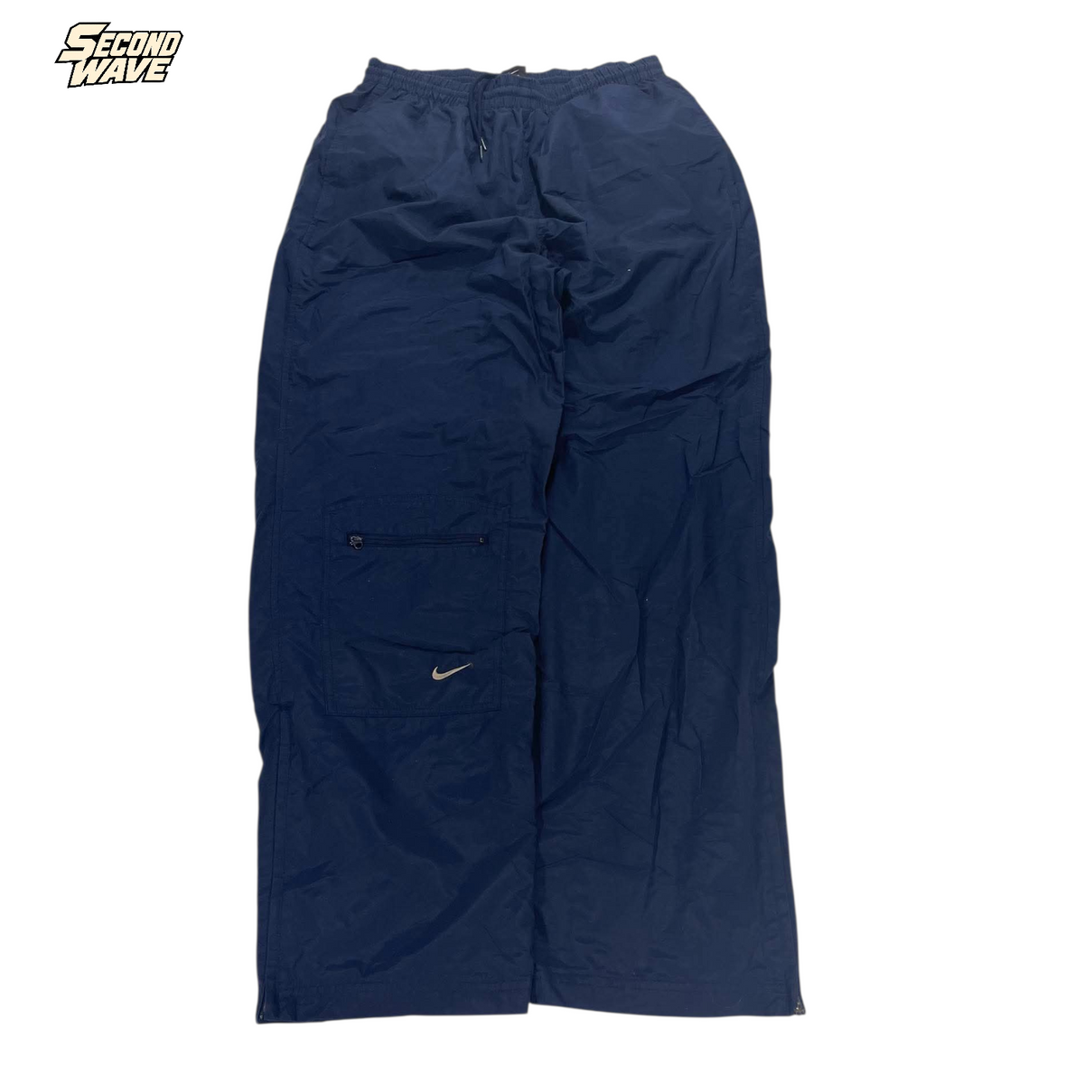 Y2K NIKE NAVY CARGO PANTS¹ (M)