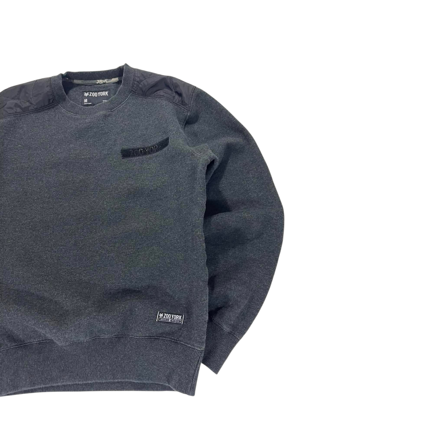 ZOO YORK GRAY CREWNECK (M)