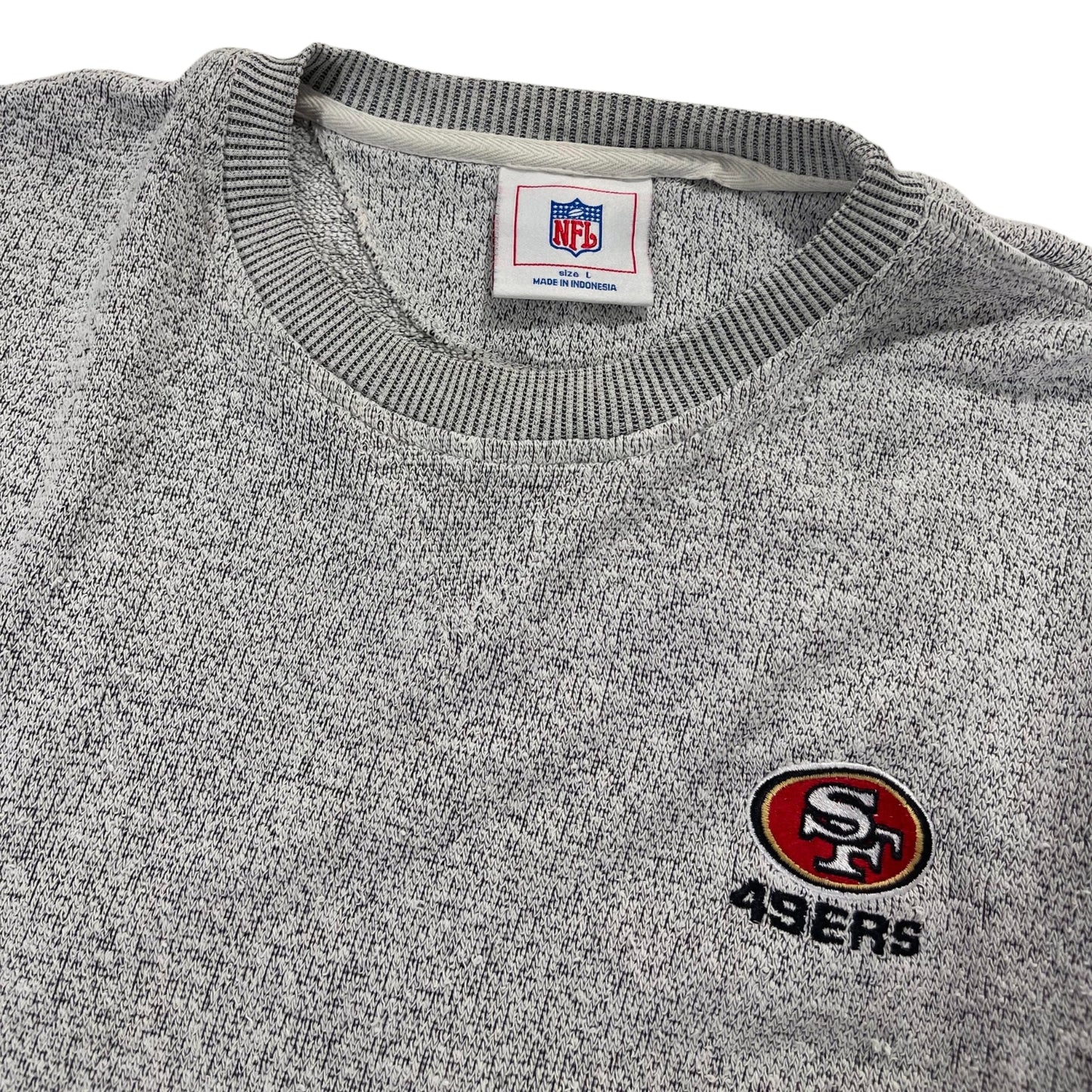 90S NFL 49ERS GRAY CREWNECK (L)