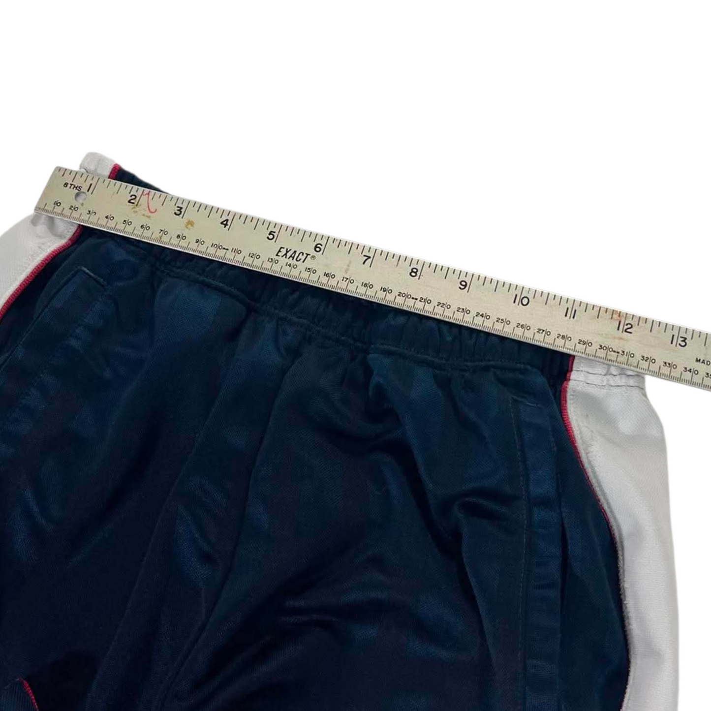 Y2K NIKE BLUE/WHITE TRACK PANTS (L) ⁹