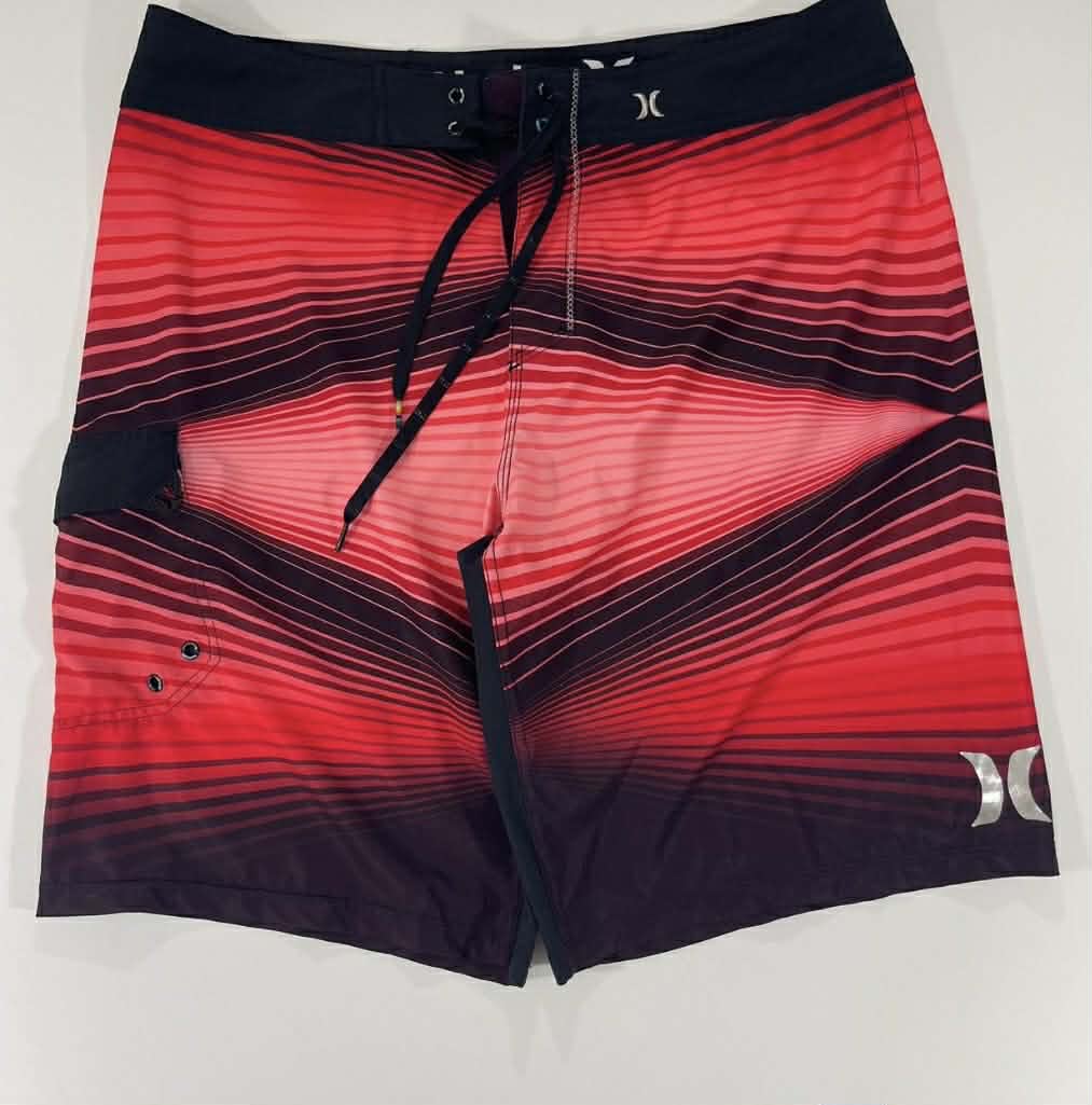 HURLEY RED BOARD SHORTS (36)