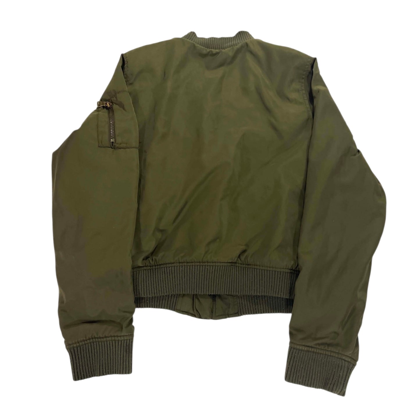 GREEN BOMBER JACKET (S-M)