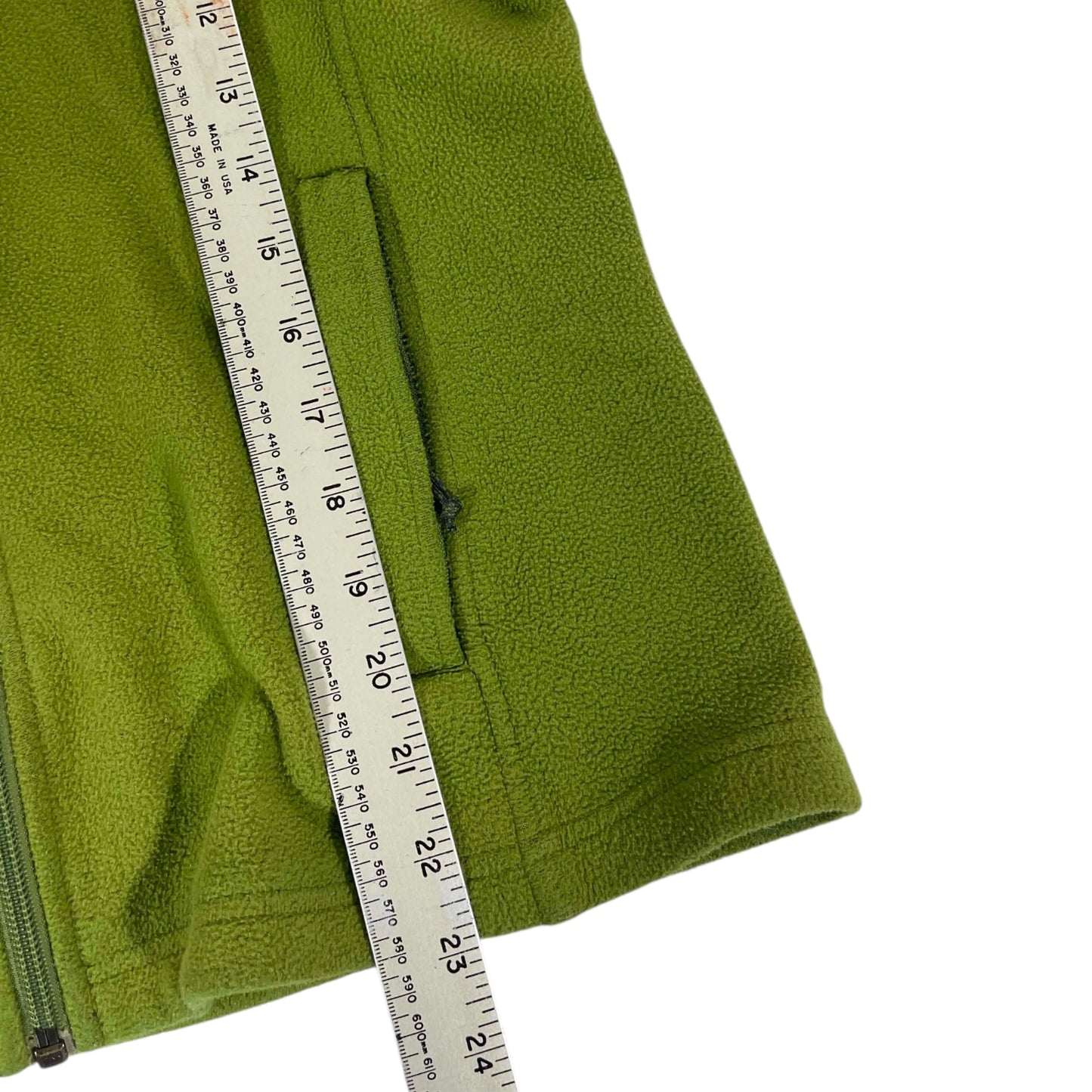 KATHMANDU GREEN & GRAY FLEECE JACKET (UK10)