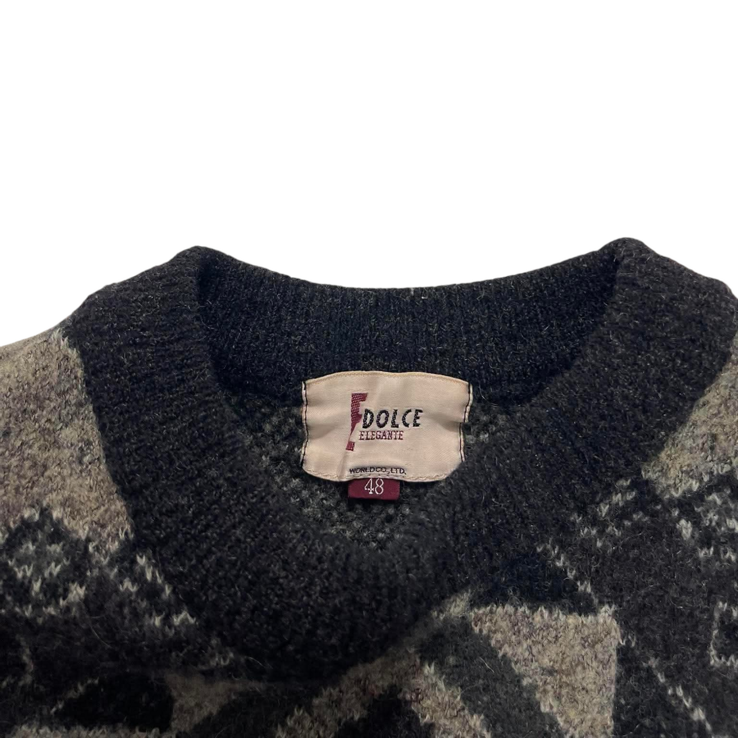 DOLCE PATTERNED SWEATER (S)