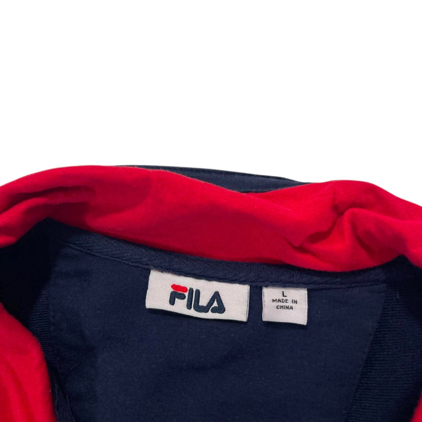 FILA NAVY BLUE ZIP UP JACKET (L)
