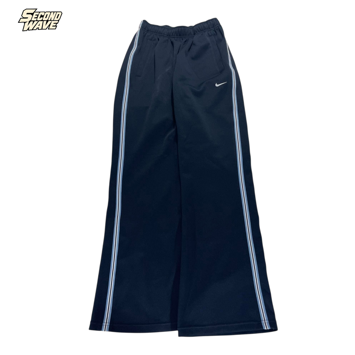 NIKE NAVY DRI-FIT TRACK PANTS¹⁰ (S - M)