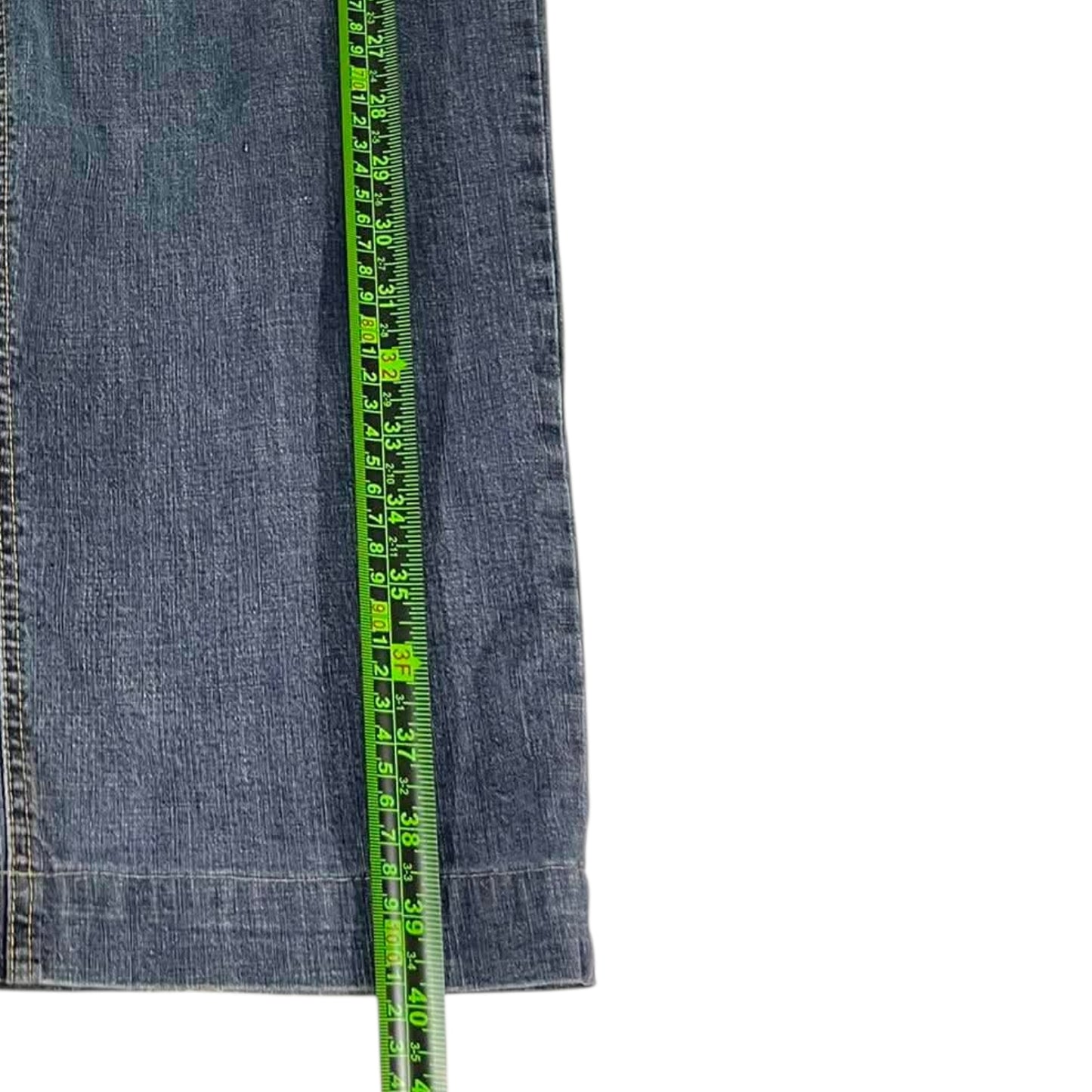 Y2K LIGHT DENIM BAGGY JEANS (34)