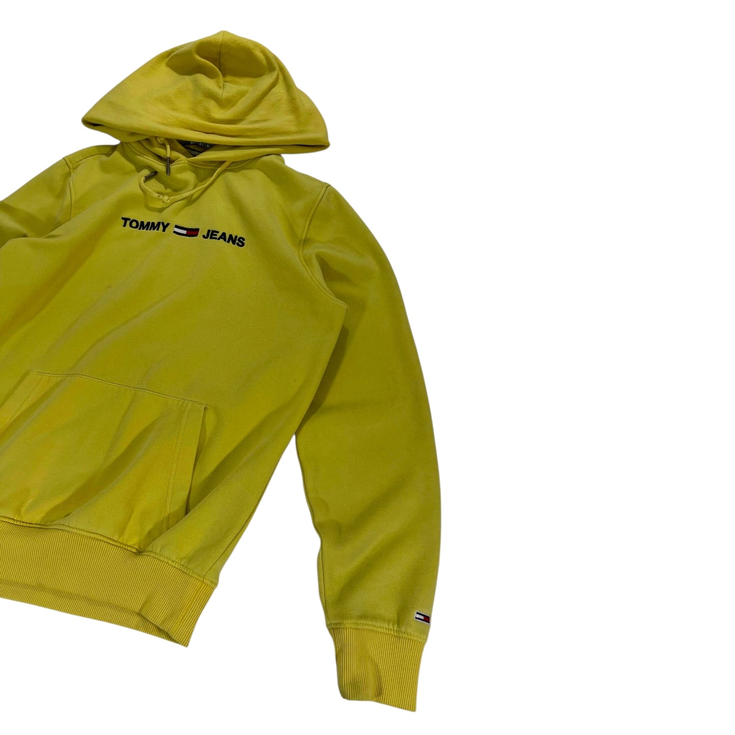 TOMMY HILFIGER YELLOW HOODIE (S)