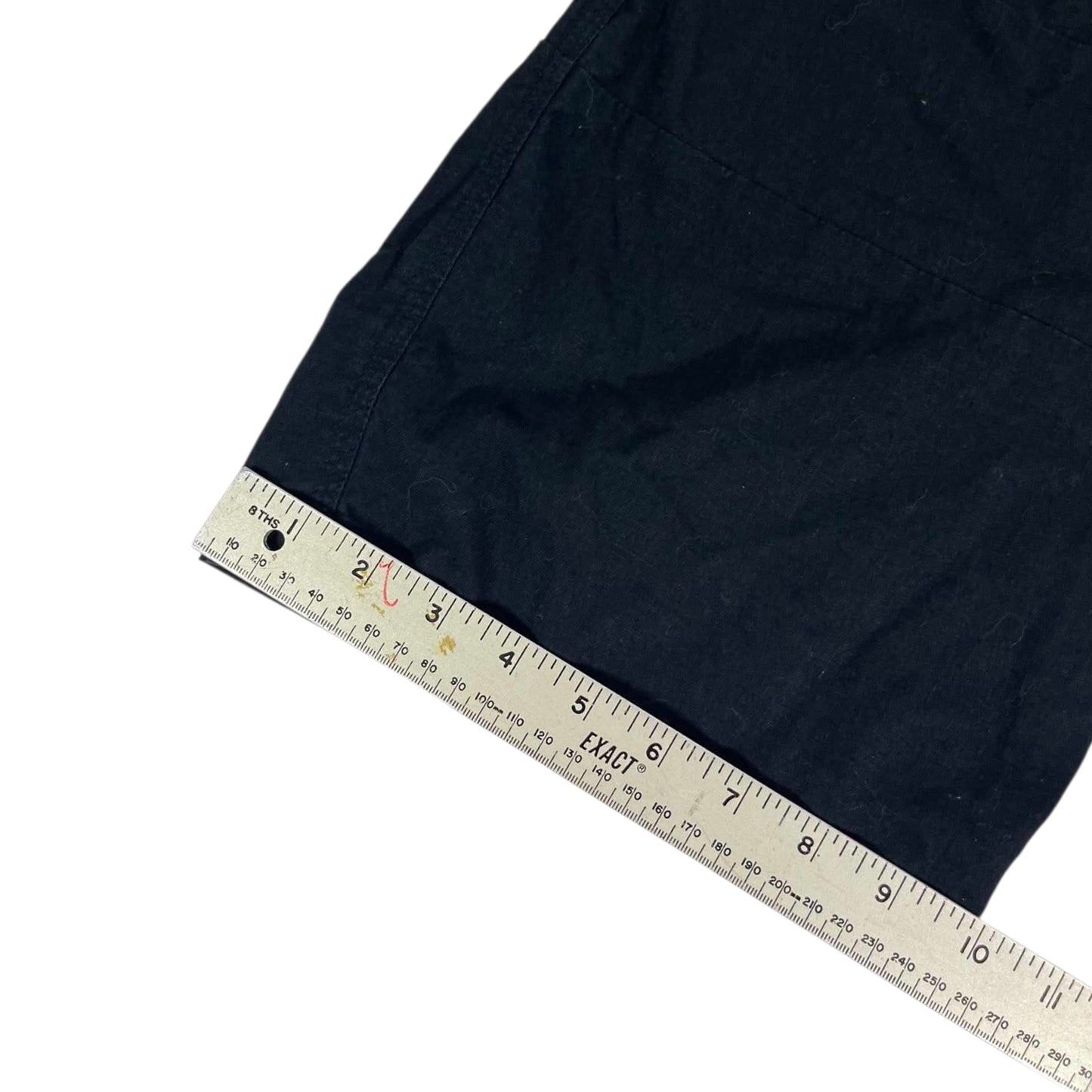 BARKERS LONG BLACK CARGO SHORTS (38)