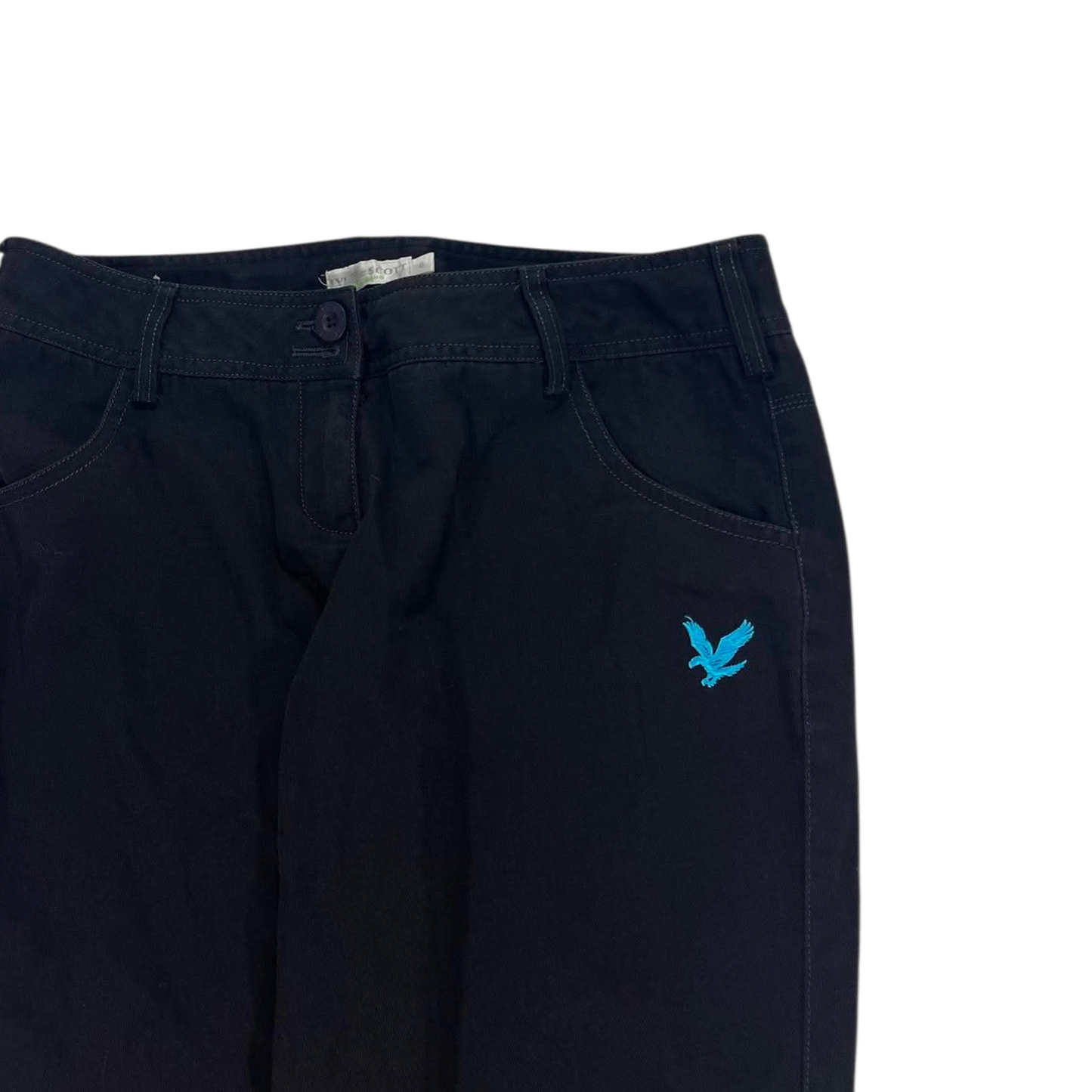 LYLE & SCOTT BLACK PANTS (32)